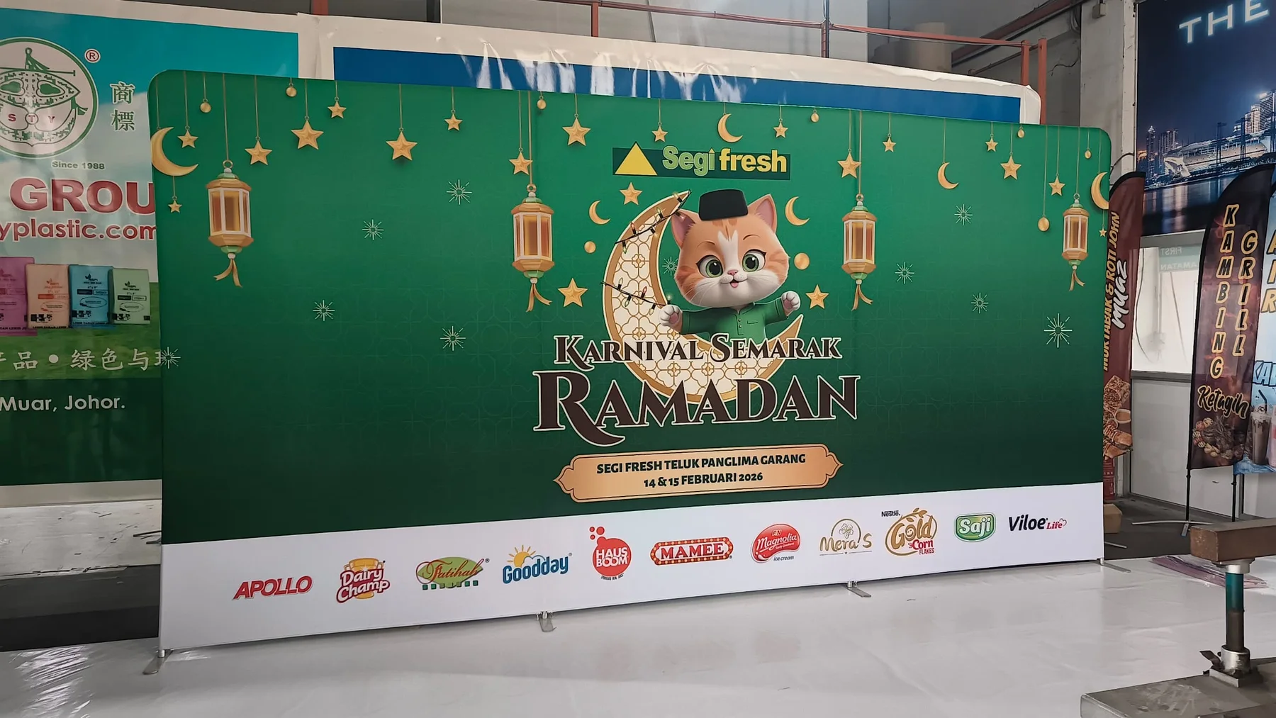 Event backdrop
