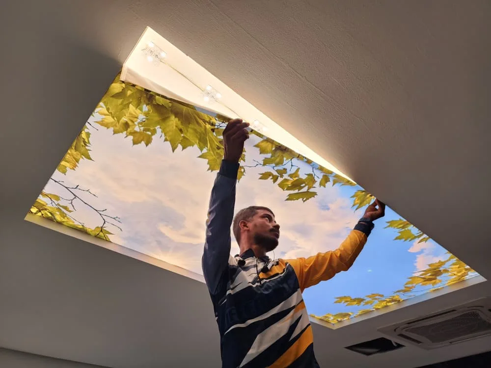 Lightbox installation
